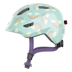 Abus Smiley 3.0 LED Helm Blue Rainbow Mt. M