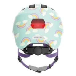 Abus Smiley 3.0 LED Helm Blue Rainbow Mt. M