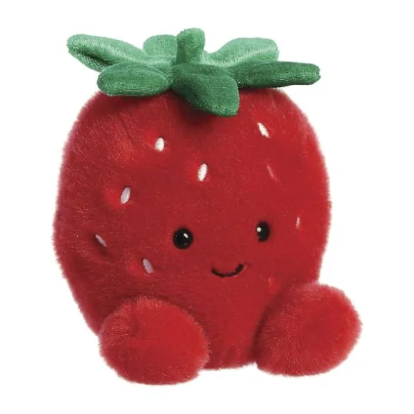 Aurora Palm Pals Juicy Strawberry Knuffel - 13 cm