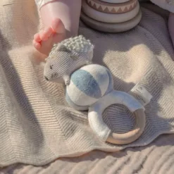 Baby Bello Henny De Egel Rammelaar - Sky Blue