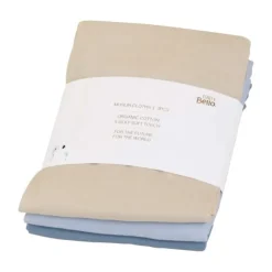 Baby Bello Hydrofiel Luier - 3 Stuks - Cashmere Blue