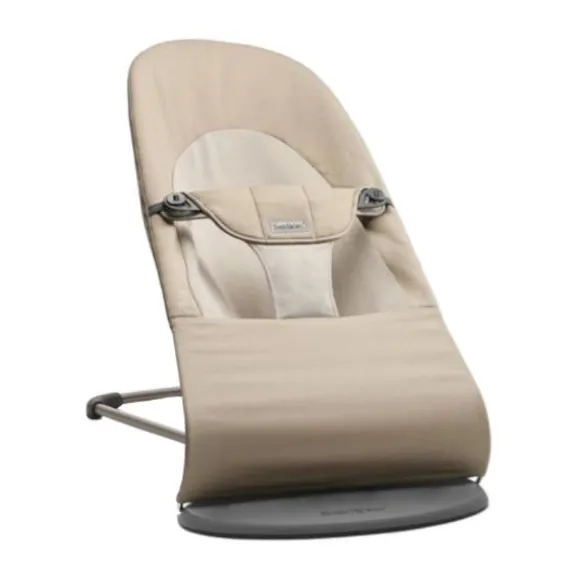 BabyBjörn Balance Soft Geweven Wipstoel - Khaki Beige