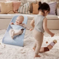 BabyBjörn Balance Soft Wipstoel Mesh Beige / Wit