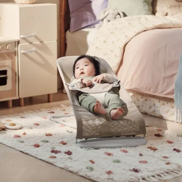 BabyBjörn Balance Soft Wipstoel Mesh Beige / Wit