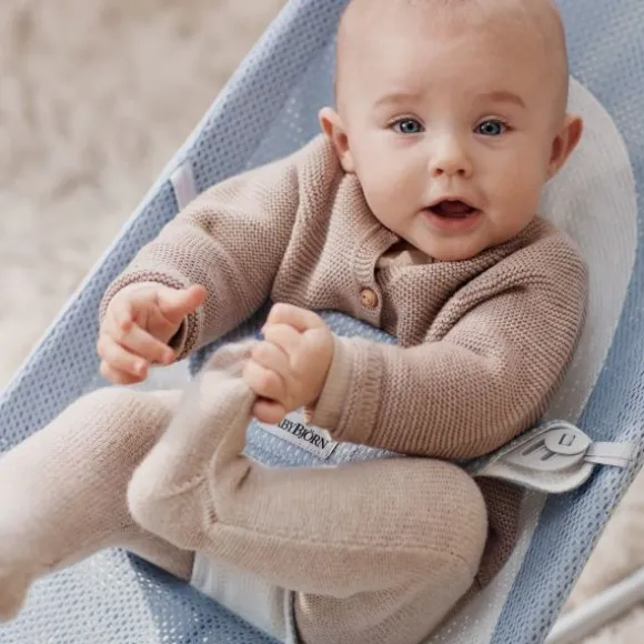 BabyBjörn Balance Soft Wipstoel Mesh Beige / Wit
