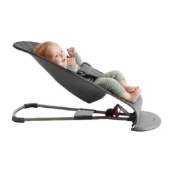 BabyBjörn Bliss Cotton Wipstoel - Zandgrijs