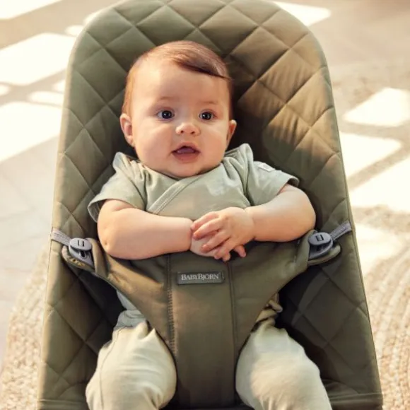 BabyBjörn Bliss Cotton Wipstoel - Zandgrijs