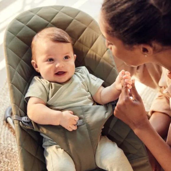 BabyBjörn Bliss Cotton Wipstoel - Zandgrijs