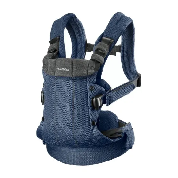 BabyBjörn Harmony 3D Mesh Draagzak Met Slab Marineblauw
