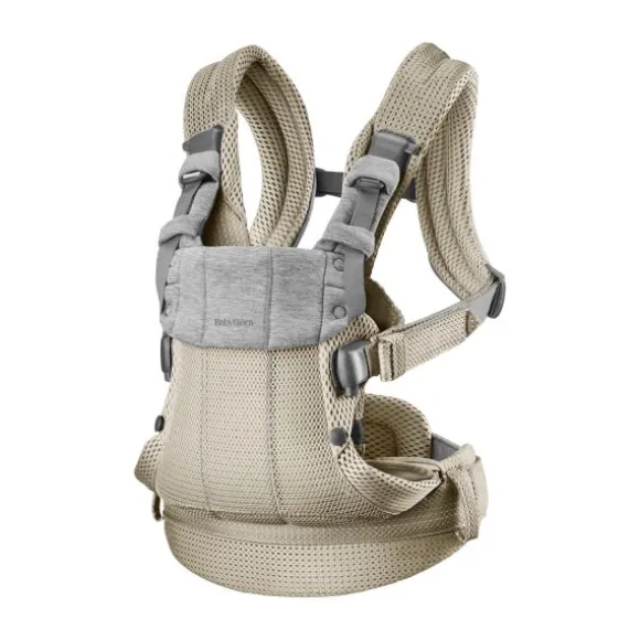 BabyBjörn Harmony Draagzak 3D-Mesh - Grijsbeige