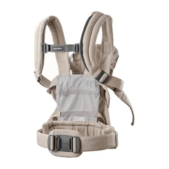 BabyBjörn Harmony Draagzak – Geweven – Mélange Lichtbeige