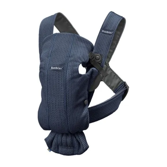 BabyBjörn Mini 3D Mesh Draagzak Donkerblauw