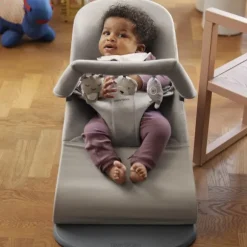 BabyBjörn Wipstoeltje Bliss - 3D Jersey - Zandgrijs