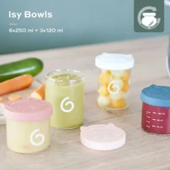 Babymoov Isy Bewaarbakjes - 9 Stuks