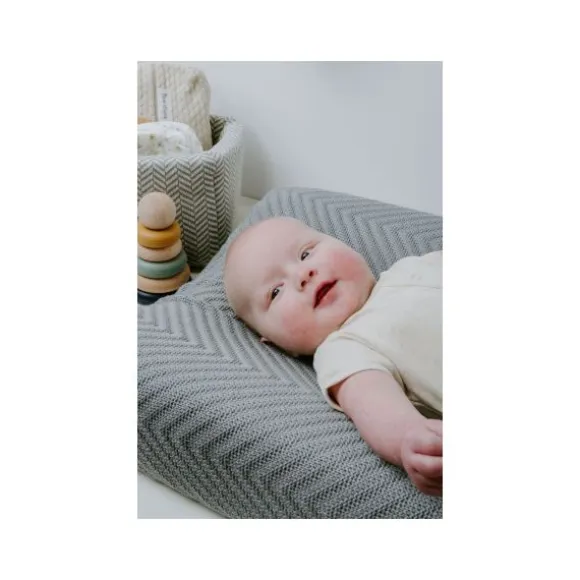 Baby's Only Aankleedkussenhoes - Grace Nordic Blue - 45 x 70 cm