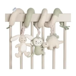 Baby’s Only Boxspiraal - Animals - Laurel Green/Warm Linen