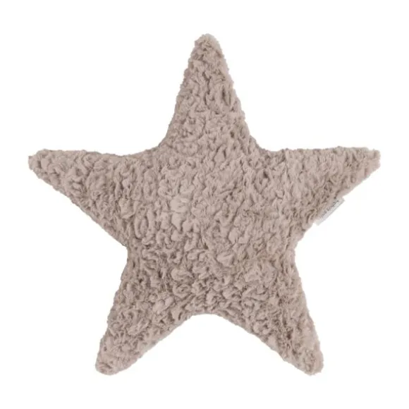 Baby's Only Kussen - Ster Teddy - Snow - Oud Roze
