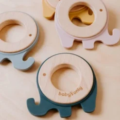 Baby's Only Olifant Bijtring Vintage Blue