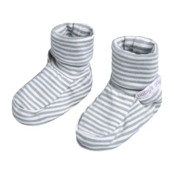 Baby's Only Slofjes Stripe - 0-3 Mnd - Nordic Blue