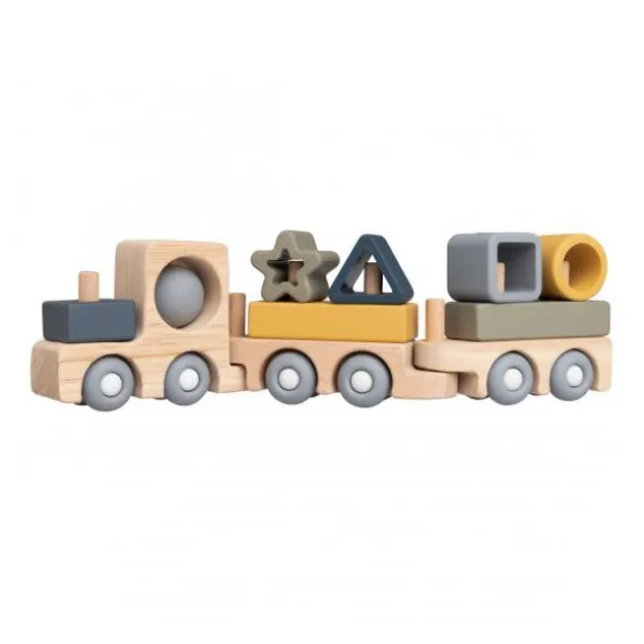 Baby's Only Speelgoedtrein - Hout - Earth