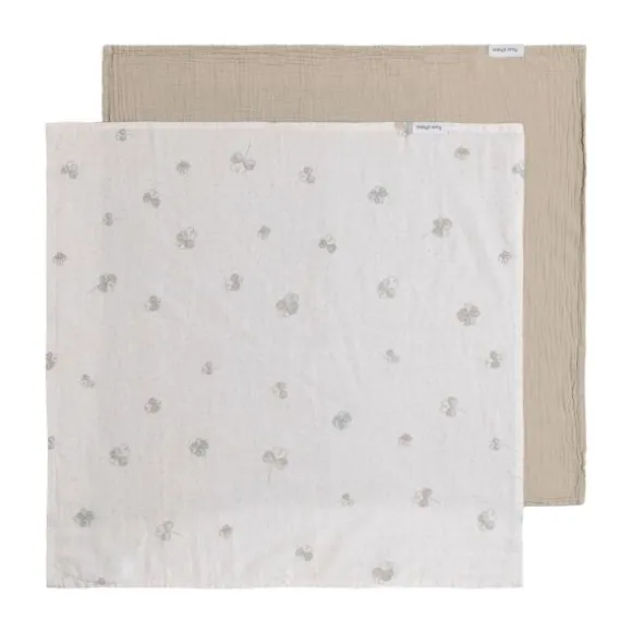 Baby's Only Tender Hydrofiele Doek - 2-Pack - 65x65 cm - Beige / Linen