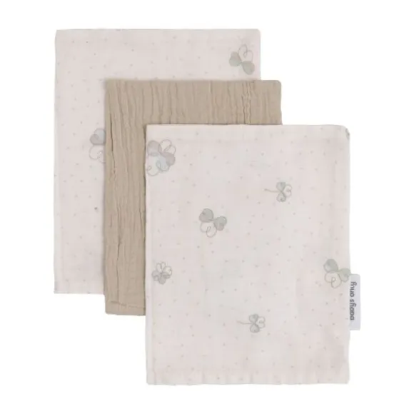 Baby's Only Tender Washandje - 3-Pack - Beige / Linen