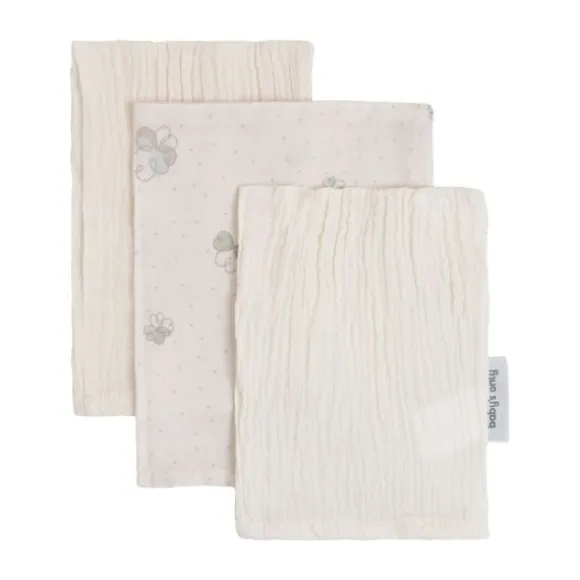Baby's Only Tender Washandje - 3-Pack - Beige / Linen