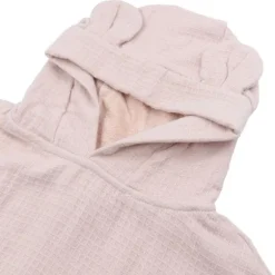 Bamboom Badponcho Baby 0–2 Jaar - Bamboe Wafel Terry - Warm White