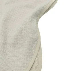 Bamboom Badponcho Baby 0–2 Jaar - Bamboe Wafel Terry - Warm White