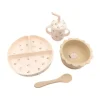 Bamboom Dinerset - Siliconen - Fishes