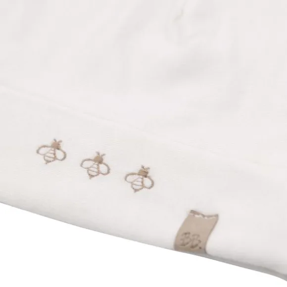 Bamboom Muts Bees - Cream - Maat S (0-4M)