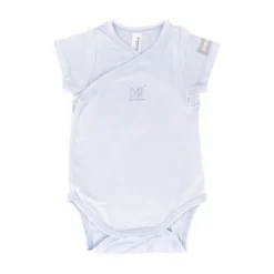 Bamboom Overslag Romper - Blauw - 1 Mnd