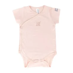 Bamboom Overslag Romper - Roze - 3 Mnd