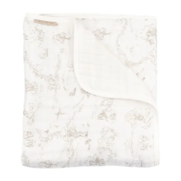Bamboom Pure Deken - Boomy's world Oyster grey