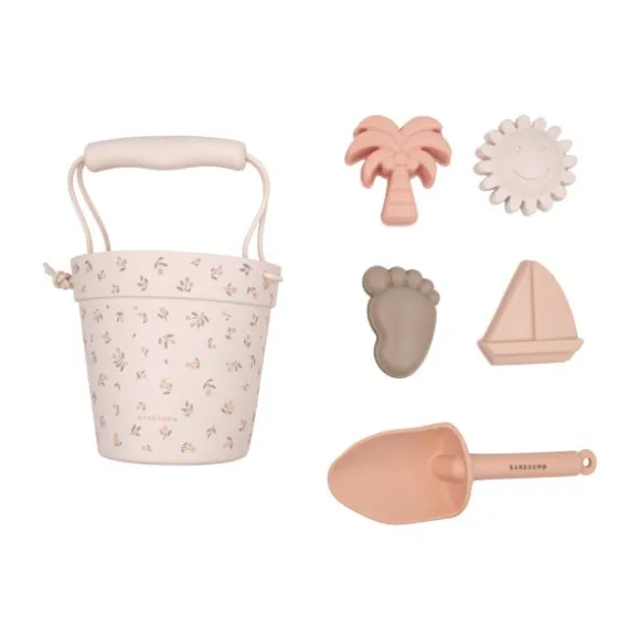 Bamboom Strandset – Emmer, Schep & 4 Vormpjes