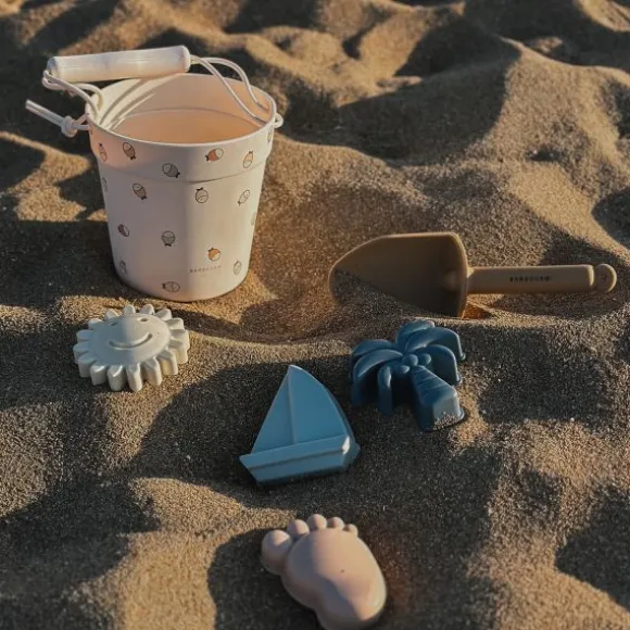 Bamboom Strandset – Emmer, Schep & 4 Vormpjes