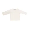 Bamboom T-shirt Lange Mouw Creme Prematuur