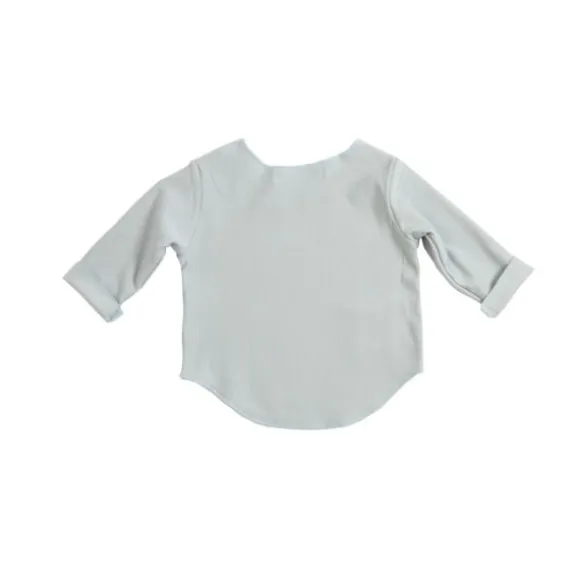 Bamboom T-shirt Lange Mouw Crème 1 Mnd