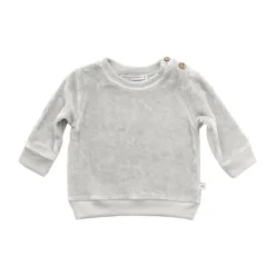 Bamboom Velvet T-shirt Ice Grey 1 Mnd