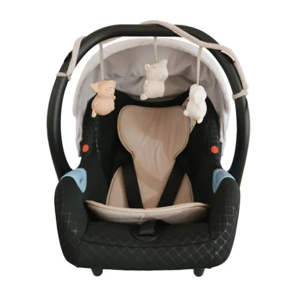 Bamboom Wagenspanner Animal Friends - Sand