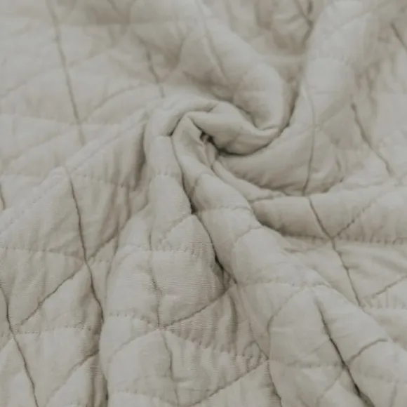 Bamboom Wrinkled Ledikantdeken - Grijs