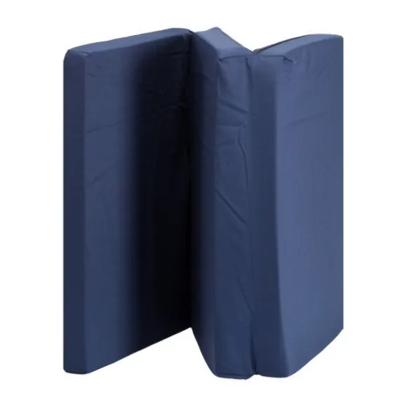 Basicline Matras Campingbed Blauw
