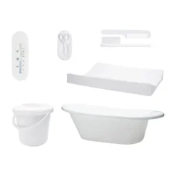 Bébé-Basics Badset 7-delig Wit