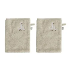 Bébé-Jou Dear Goose Washandjes - 2 Stuks