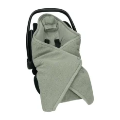 Bemini Biside Voetenzak - 0-12 Mnd - Pady Teddy + Jersey - Ficelle