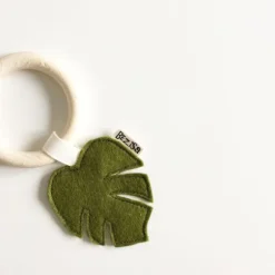 BEZISA Leaves Bijtring Pistache Green