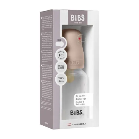 Bibs Fles - Slow Flow - 150 ml - Latex - Ivory