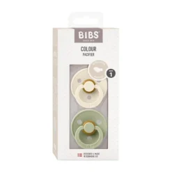 BiBs Fopspeen Anatomisch - 6-18 Mnd - 2 Stuks - Sage / Hunter Green