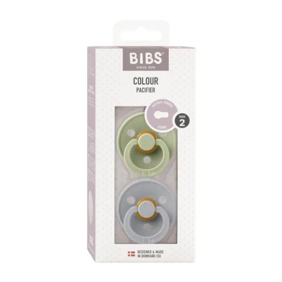 BiBs Glow Fopspeen - 18+ Mnd - Sage / Vanilla