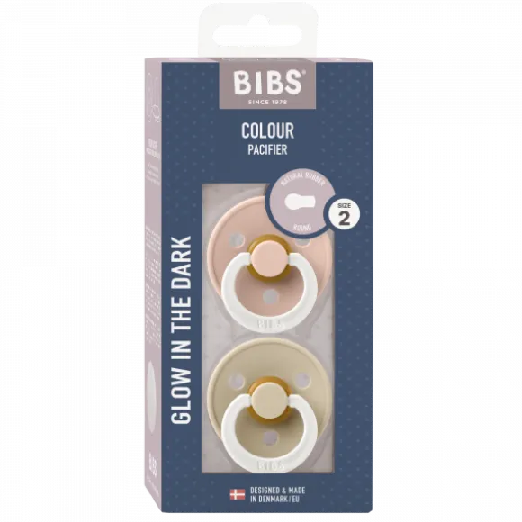 BiBs Glow Fopspeen - 18+ Mnd - Sage / Vanilla